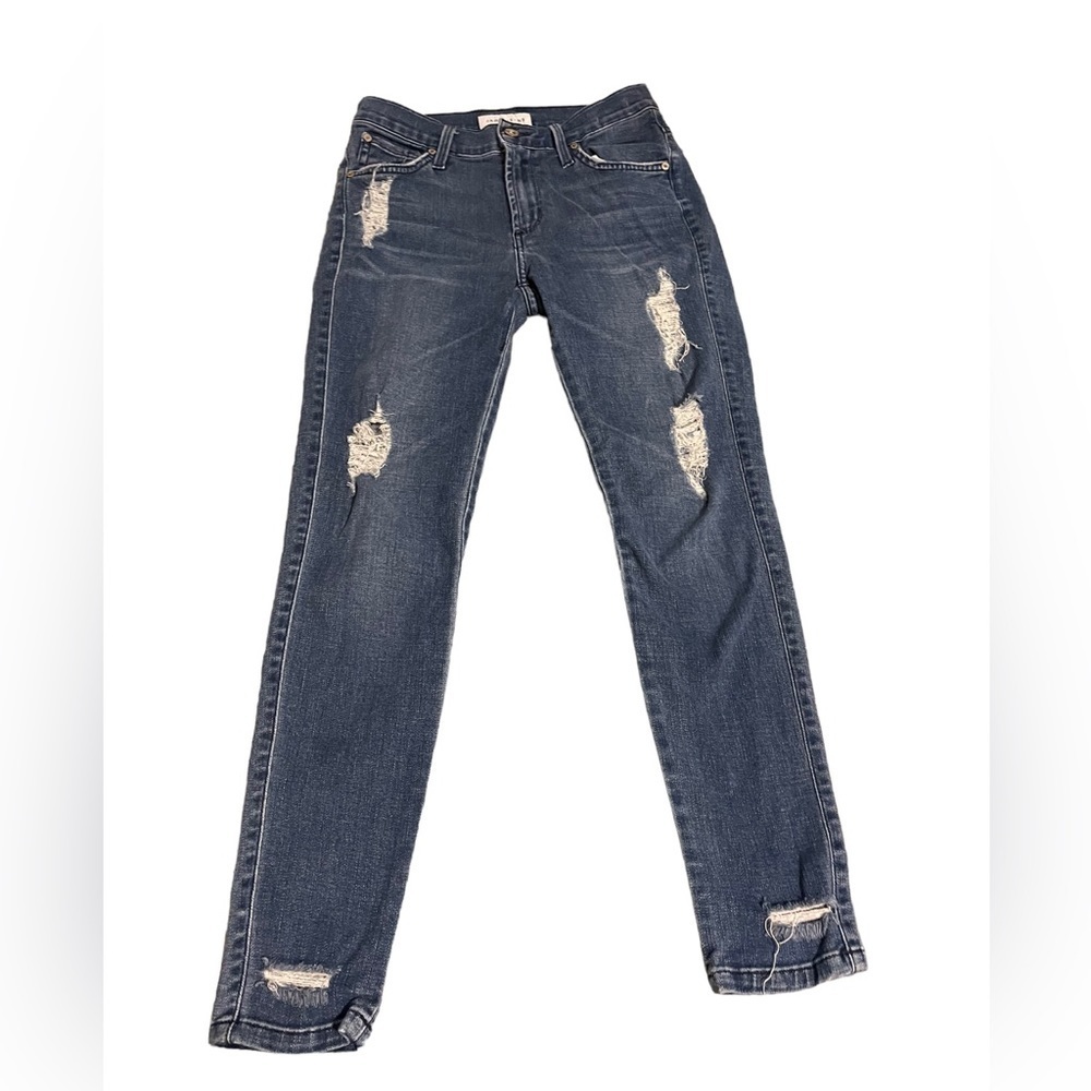 James Jeans James Twiggy Ankle Denim Torn Legging Jeans Like New, Size 26